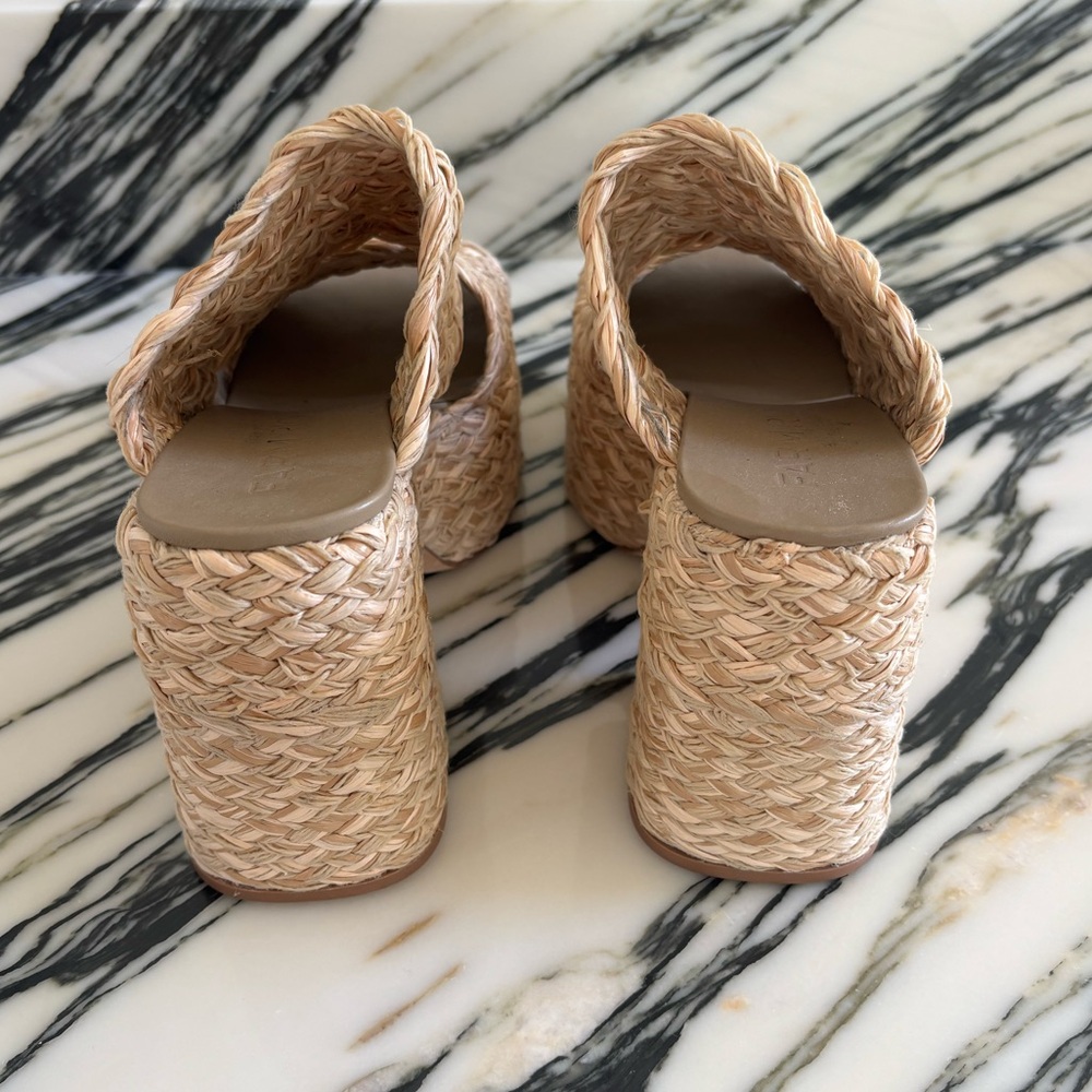 Farm Rio Braided Raffia Platform Sandal - Picture 3 of 8